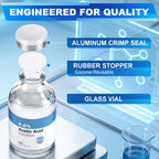 Acetic Acid Solution 0.6% Acetic Acid 30mL Clear Glass Vials Blue and White Packaging Detail 2