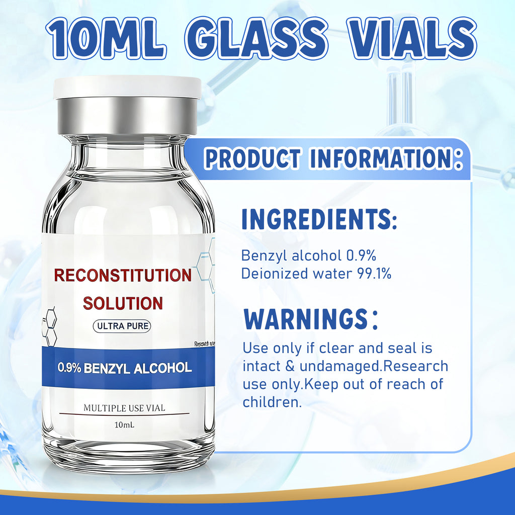 Reconstitution Solution 0.9% Benzyl Alcohol 10mL Vials Cyan Packaging Detail 1