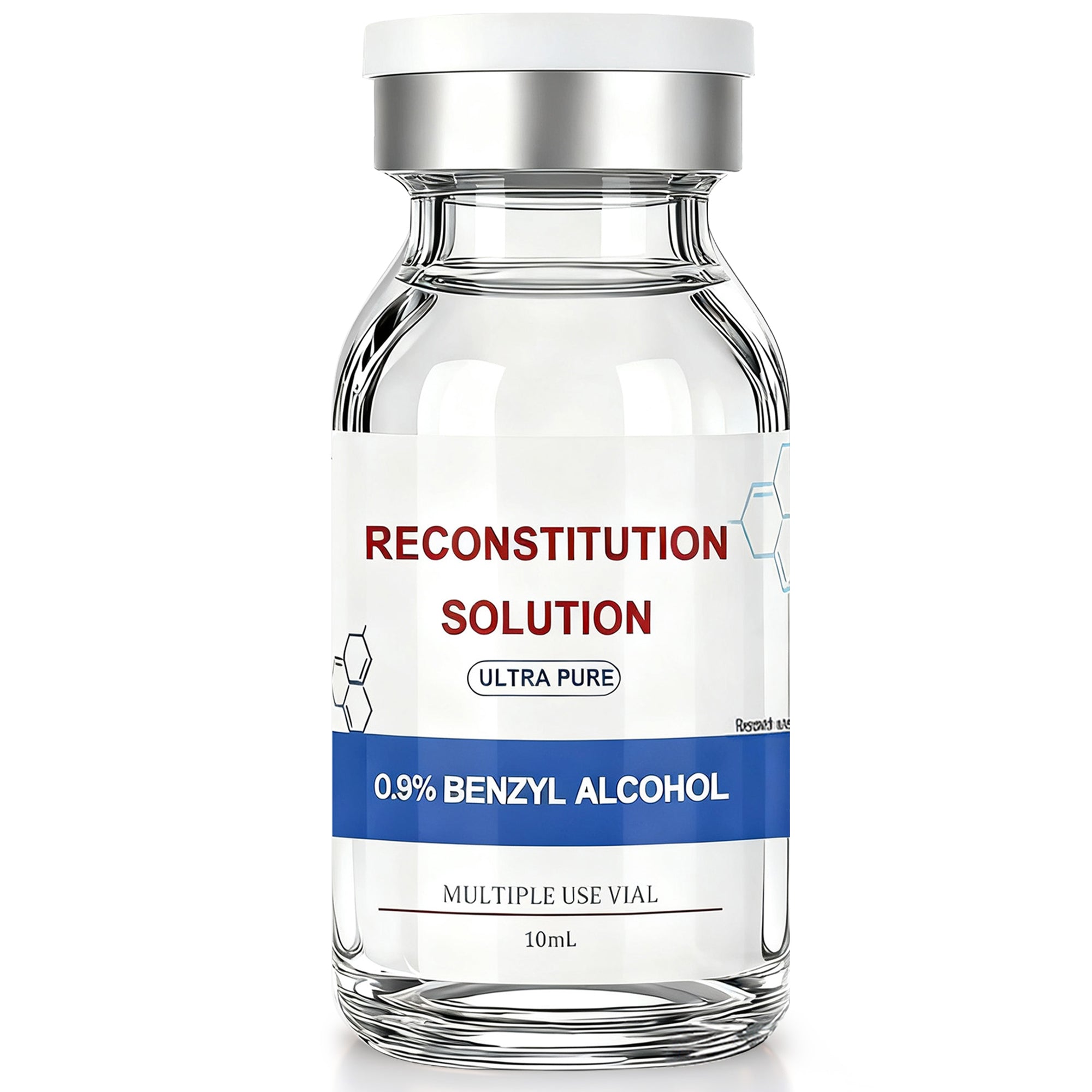 Reconstitution Solution 0.9% Benzyl Alcohol 10mL Vial Cyan Packaging Pack of 1