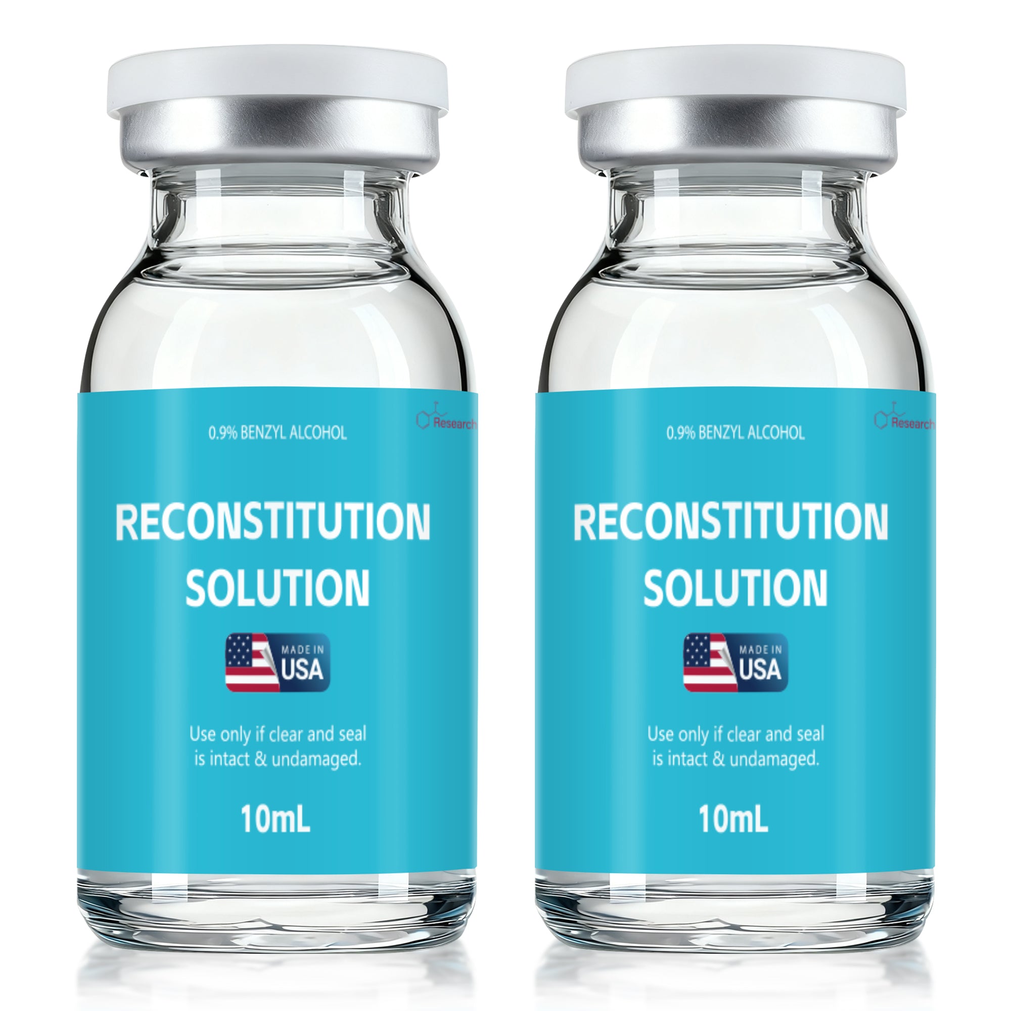 Reconstitution Solution 0.9% Benzyl Alcohol 10mL Vials Dark Blue Packaging Pack of 2