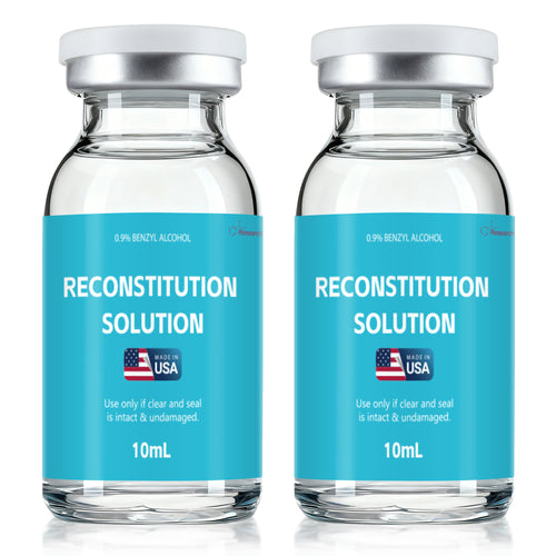 Reconstitution Solution 0.9% Benzyl Alcohol 10mL Vials Dark Blue Packaging Pack of 2