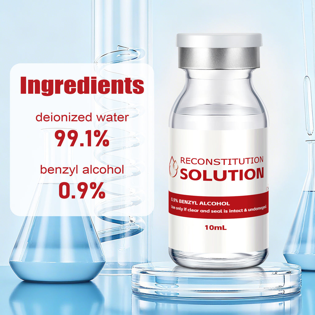 Reconstitution Solution 0.9% Benzyl Alcohol 10mL Vial Red Packaging Detail 1