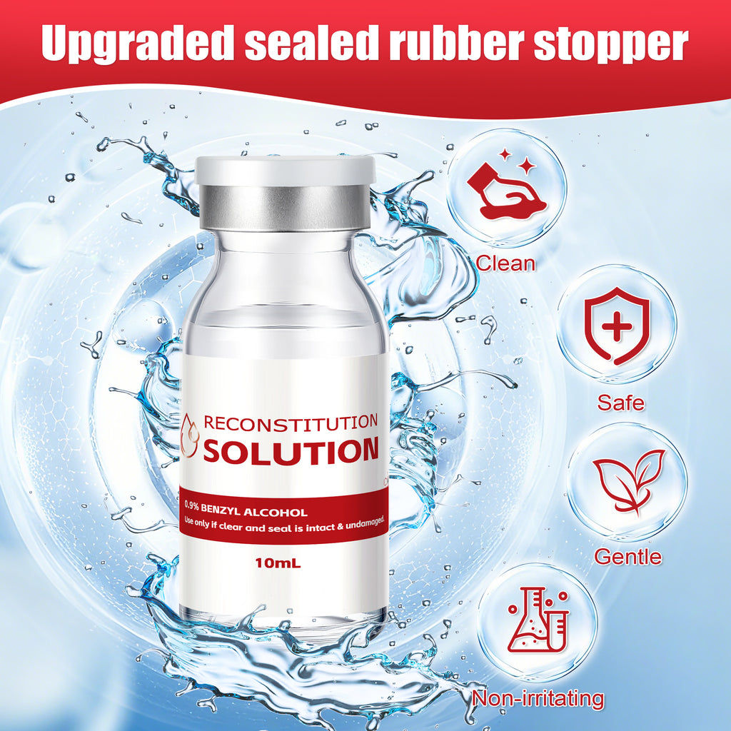 Reconstitution Solution 0.9% Benzyl Alcohol 10mL Vial Red Packaging Detail 3