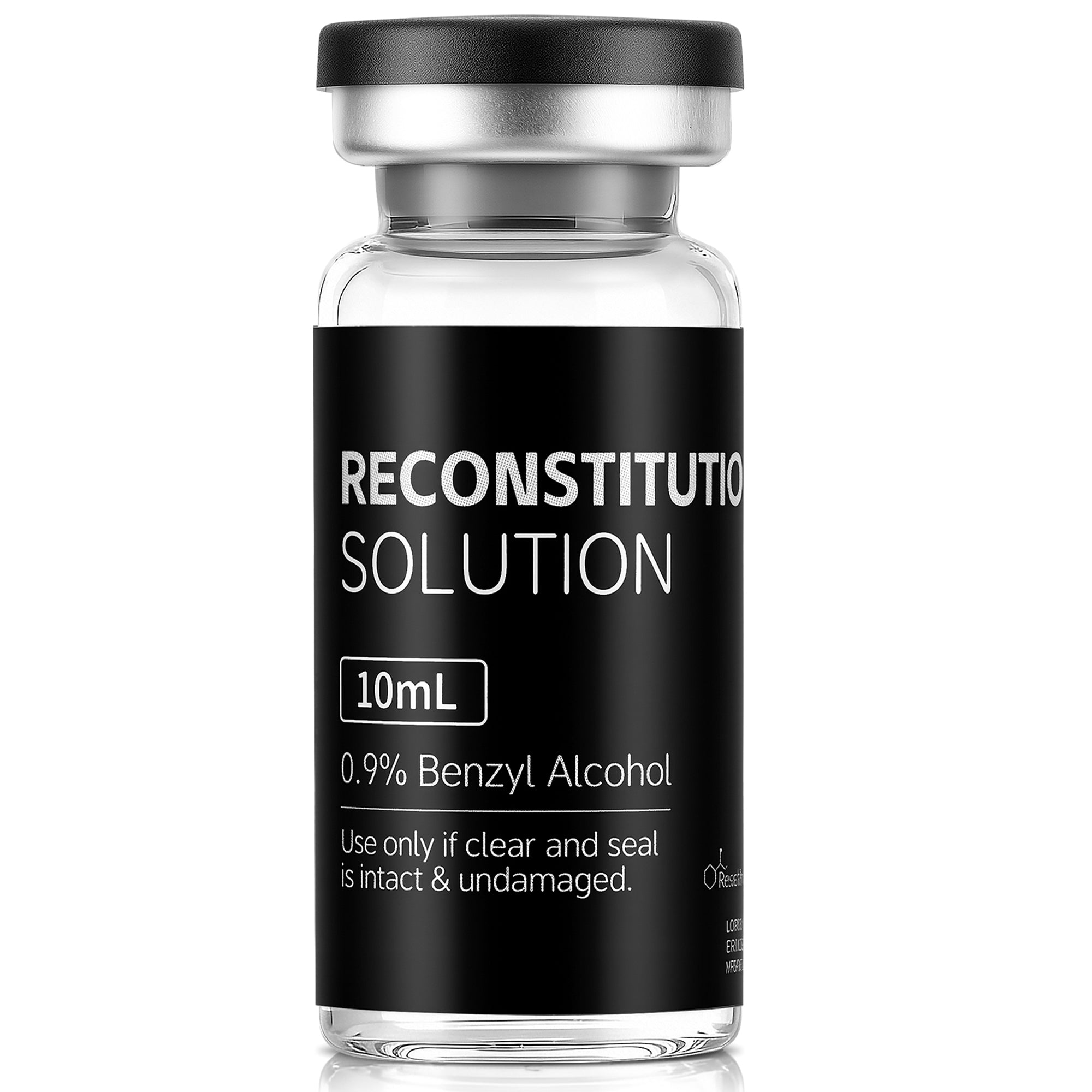 Reconstitution Solution 0.9% Benzyl Alcohol 10mL tall vial Black Packaging Pack of 1