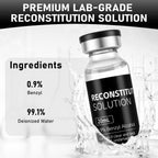 Reconstitution Solution 0.9% Benzyl Alcohol 20mL Tall Vial Black Packaging Detail 1