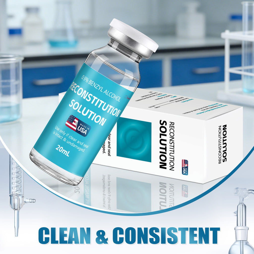 Reconstitution Solution 0.9% Benzyl Alcohol 20mL Tall Vial Dark Blue Packaging Detail 3