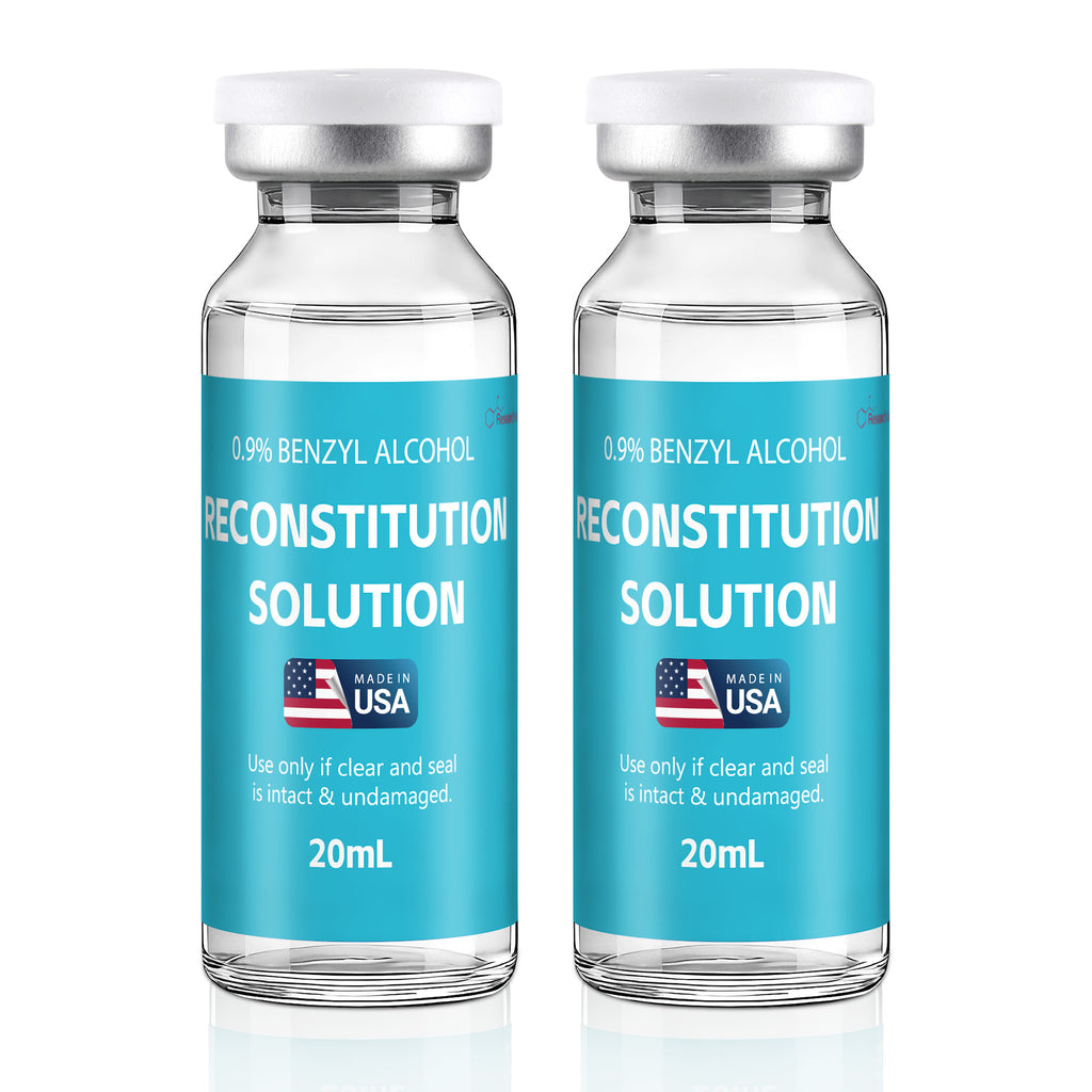 Reconstitution Solution 0.9% Benzyl Alcohol 20mL Tall Vials Dark Blue Packaging Pack of 2