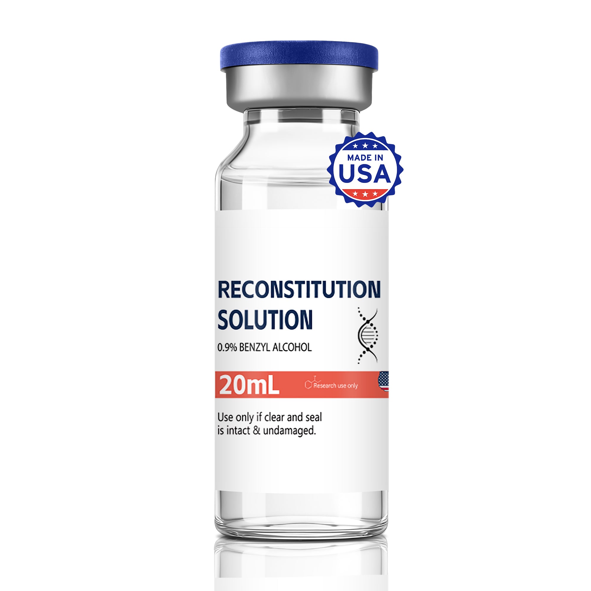 Reconstitution Solution 0.9% Benzyl Alcohol 20mL Tall Vial Orange Packaging Pack of 1