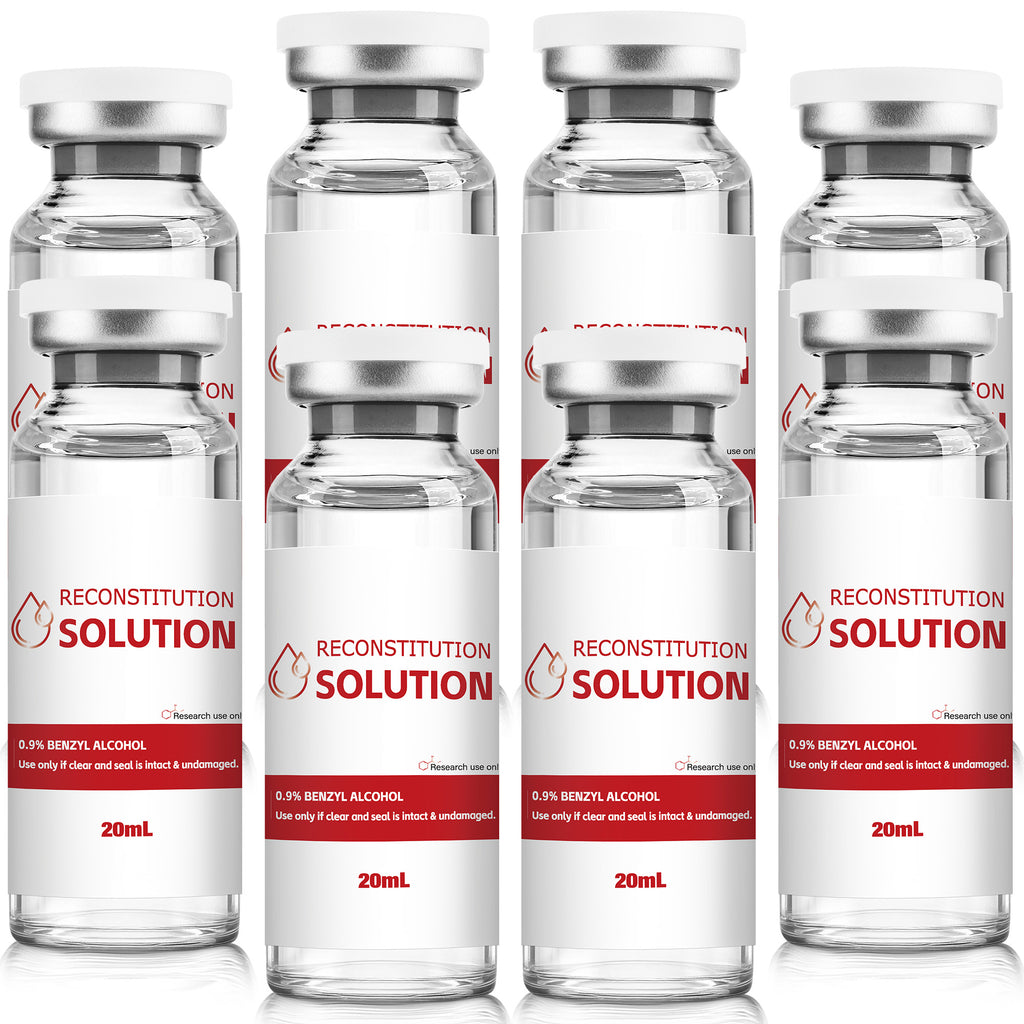 Reconstitution Solution 0.9% Benzyl Alcohol 20mL Tall Vials Red Packaging Pack of 8