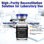 Reconstitution Solution 0.9% Benzyl Alcohol 2mL Vials Black Packaging Detail 3