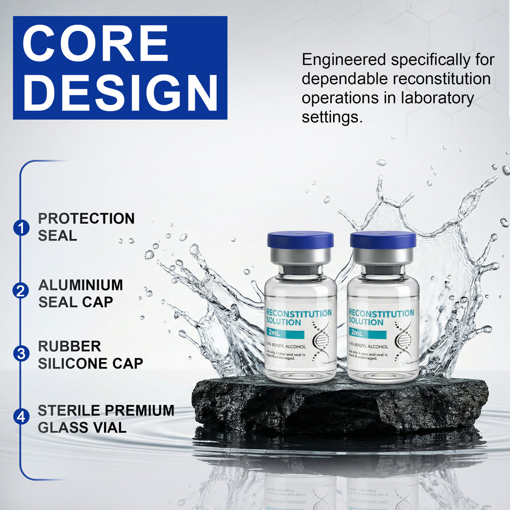 Reconstitution Solution 0.9% Benzyl Alcohol 2mL Vials Peacock Blue Packaging Detail 2