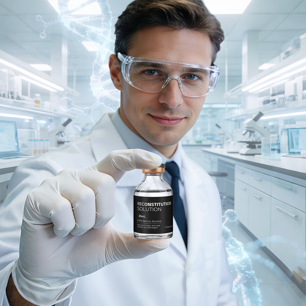 Reconstitution Solution 0.9% Benzyl Alcohol 30mL vials Black Packaging Detail 4