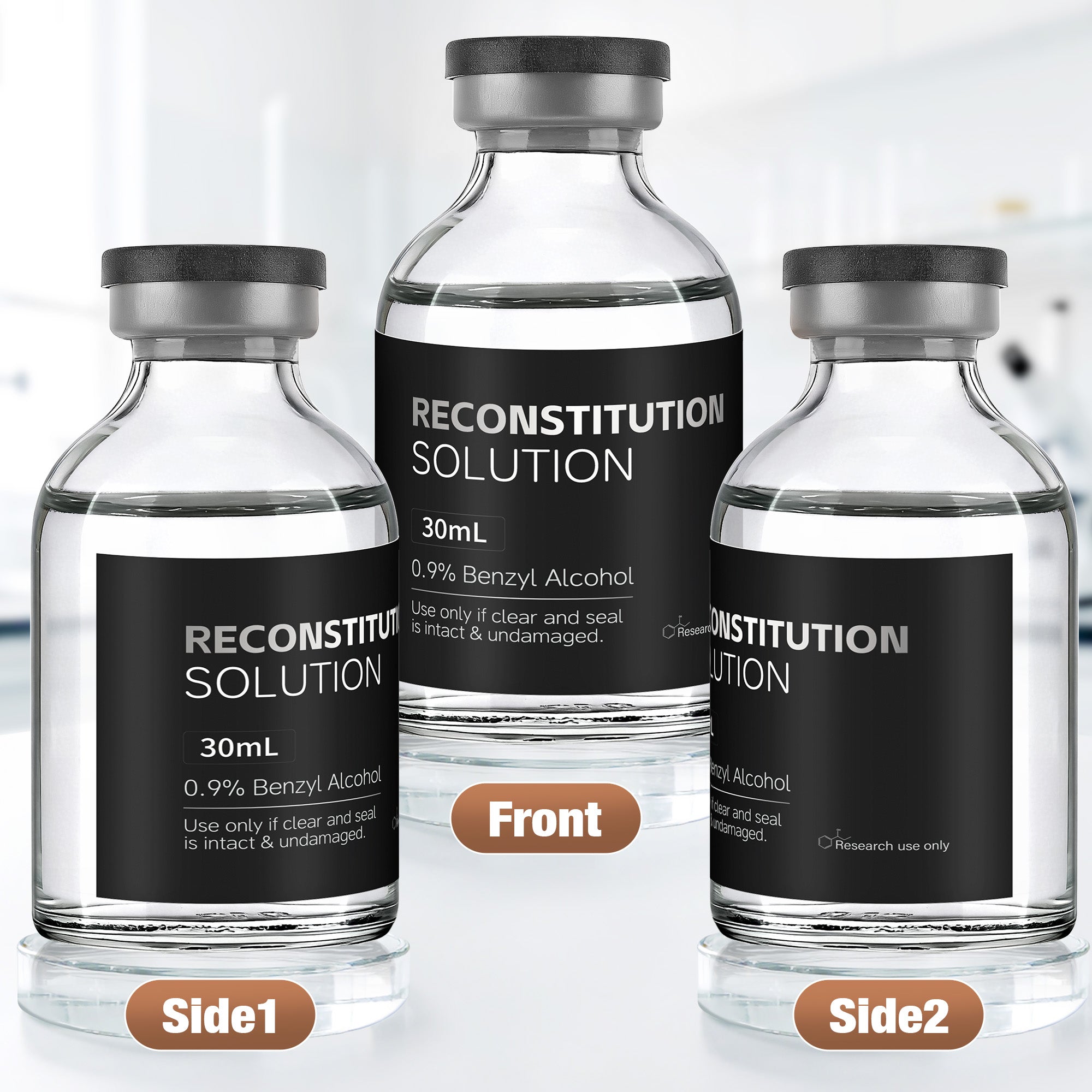 Reconstitution Solution 0.9% Benzyl Alcohol 30mL vial Black Updated Packaging Detail 4