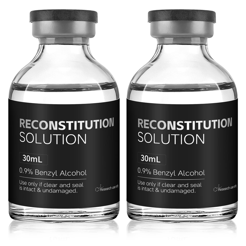 Reconstitution Solution 0.9% Benzyl Alcohol 30mL vials Black Updated Packaging Pack of 2