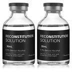 Reconstitution Solution 0.9% Benzyl Alcohol 30mL vials Black Updated Packaging Pack of 2