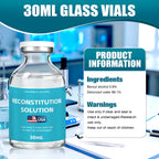 Reconstitution Solution 0.9% Benzyl Alcohol 30mL vials Dark Blue Packaging Detail 3