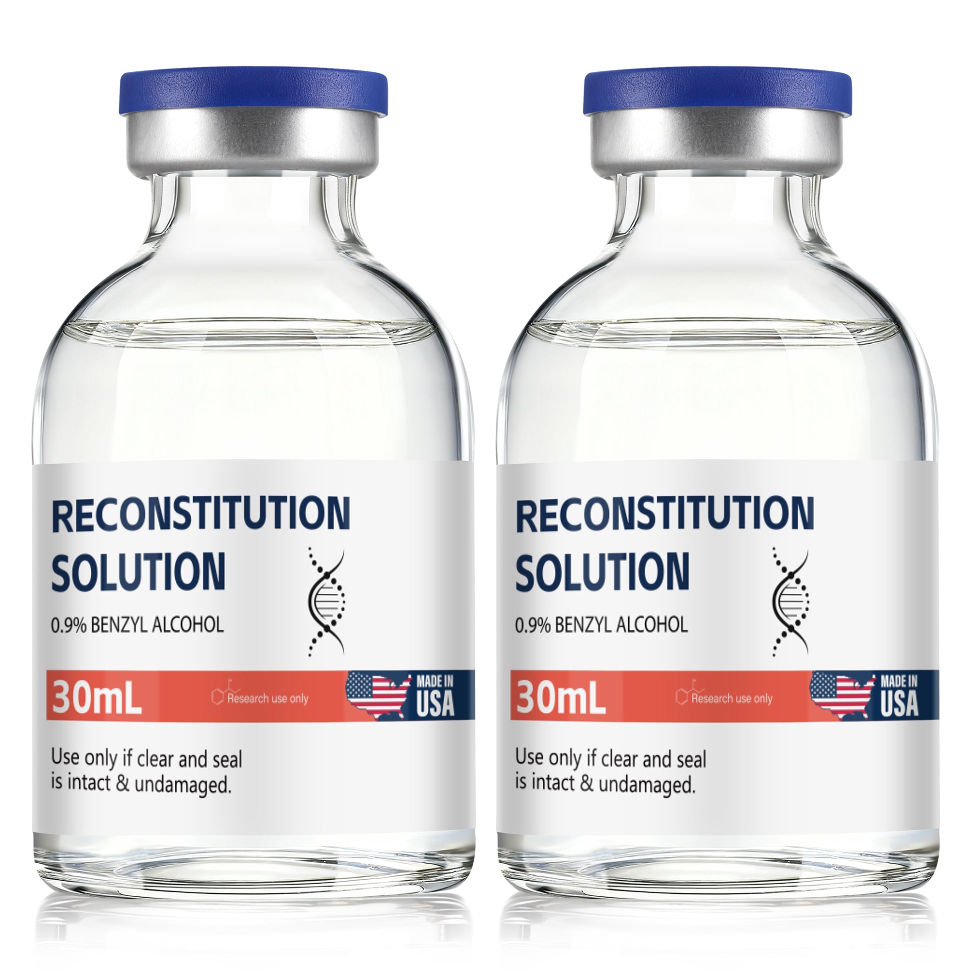 Reconstitution Solution 0.9% Benzyl Alcohol 30mL vials Orange Packaging Pack of 2