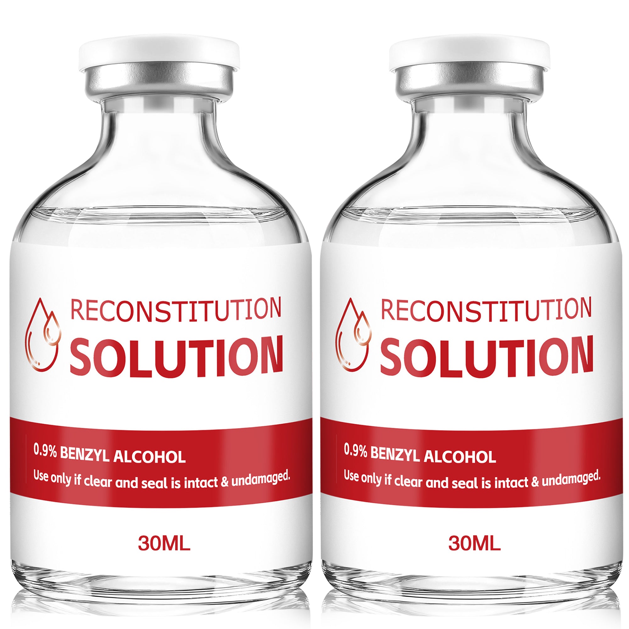 Reconstitution Solution 0.9% Benzyl Alcohol 30mL vials Red Packaging Pack of 2