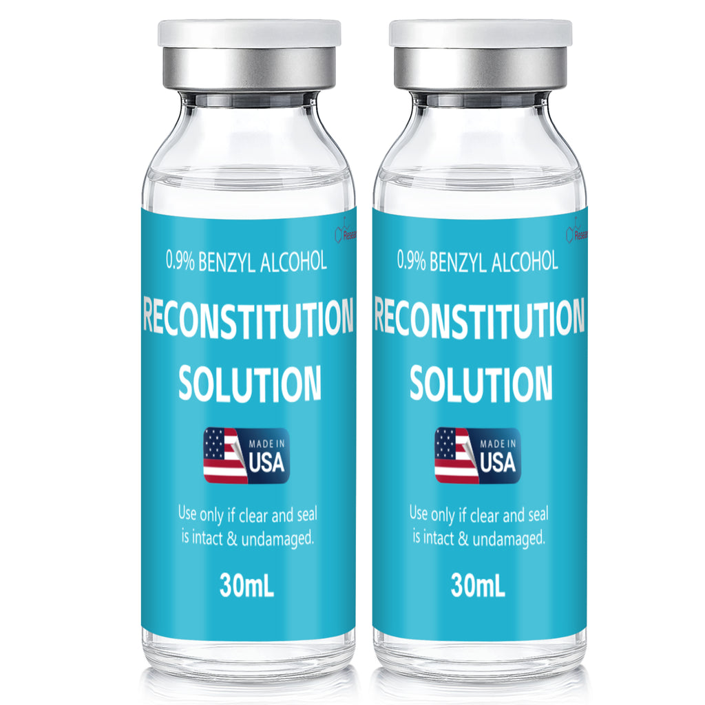 Reconstitution Solution 0.9% Benzyl Alcohol 30mL Tall Vials Dark Blue Packaging Pack of 2
