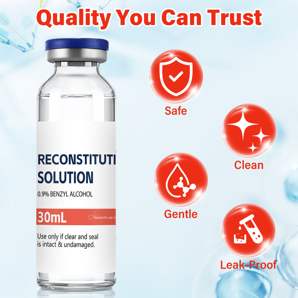 Reconstitution Solution 0.9% Benzyl Alcohol 30mL Tall Vials Orange Packaging Detail 3