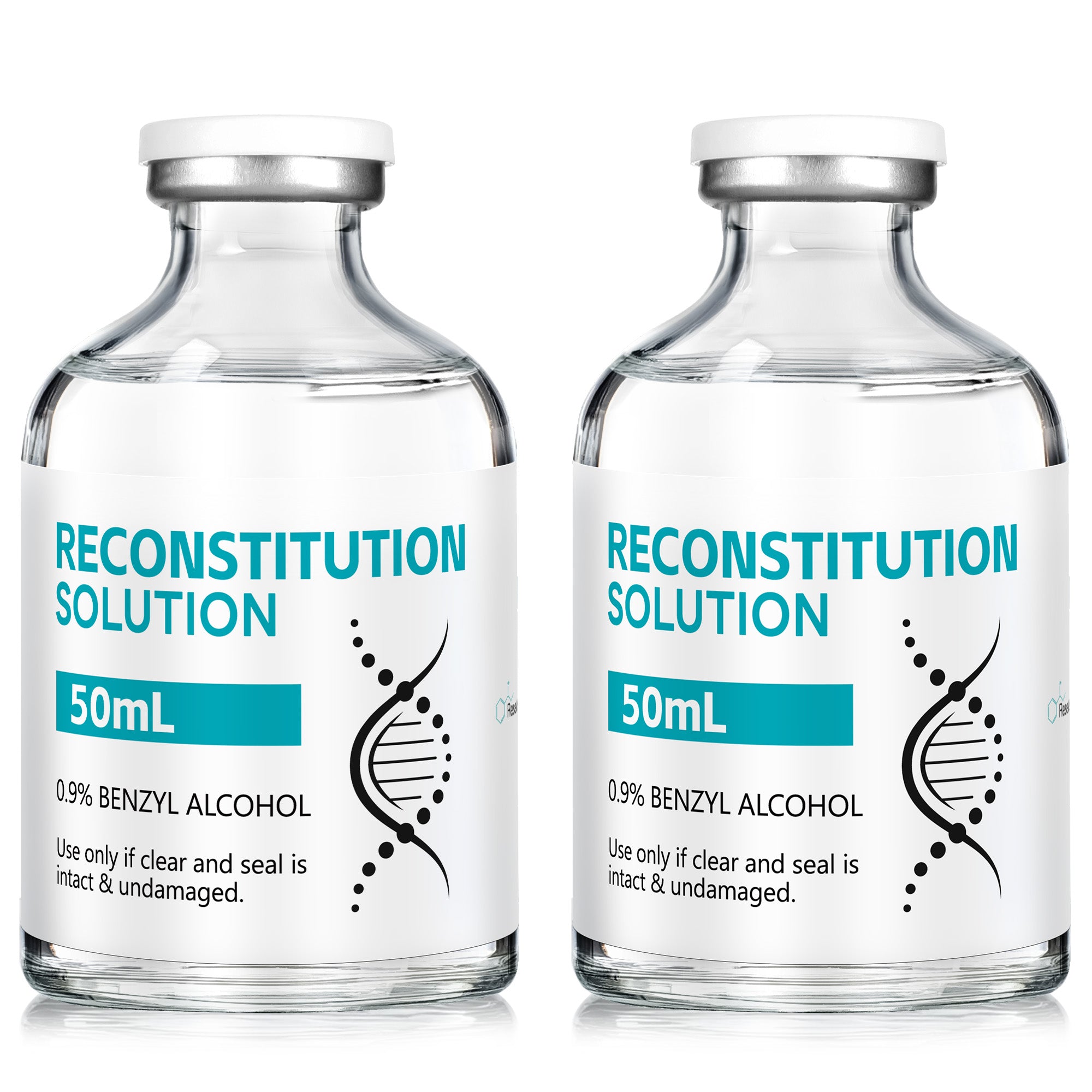Reconstitution Solution 0.9% Benzyl Alcohol 50mL vials Peacock Blue Packaging Pack of 1