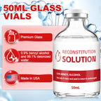 Reconstitution Solution 0.9% Benzyl Alcohol 50mL vial Red Packaging Detail 2