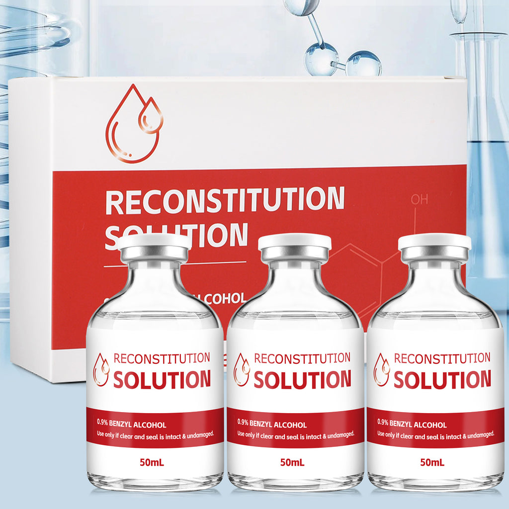 Reconstitution Solution 0.9% Benzyl Alcohol 50mL vial Red Packaging Pack of 3 Detail