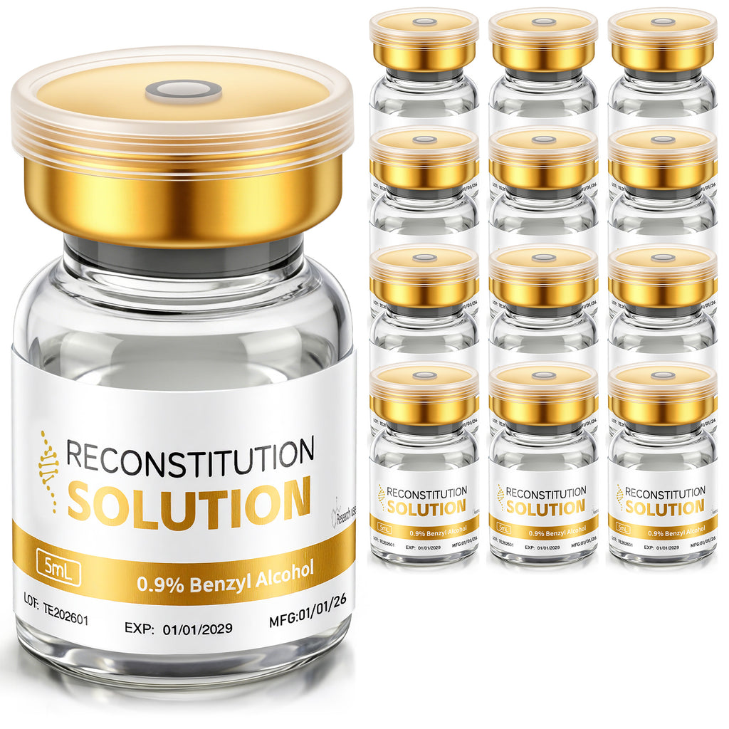 Reconstitution Solution 0.9% Benzyl Alcohol 5mL Vials Golden Packaging Pack of 12