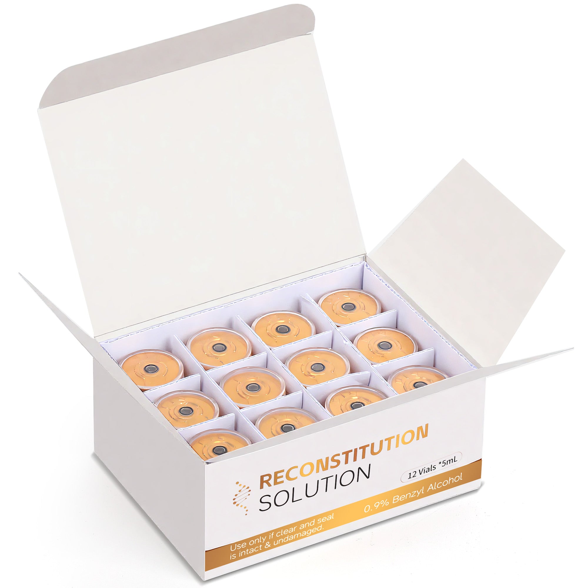 Reconstitution Solution 0.9% Benzyl Alcohol 5mL Vials Golden Packaging
