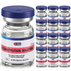 Reconstitution Solution 0.9% Benzyl Alcohol 5mL Vials Navy Blue Packaging With Blue Lid Pack of 12