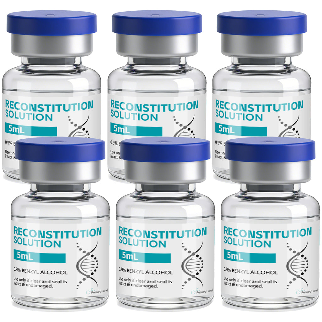Reconstitution Solution 0.9% Benzyl Alcohol 5mL Vials Peacock Blue Packaging Pack of 6
