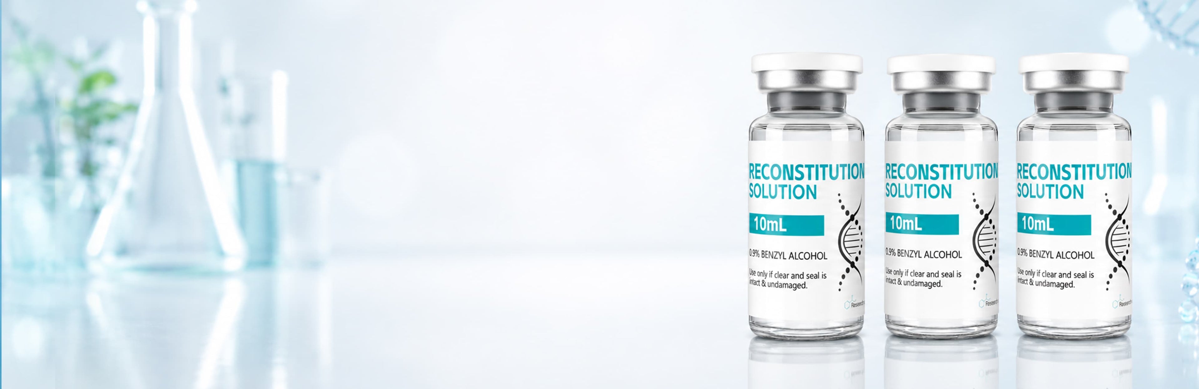 Reconstitution Lab research solvents product about us banner