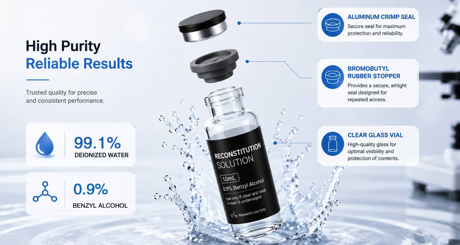 reconstitution solution USP-grade laboratory research ingredients and quality standards